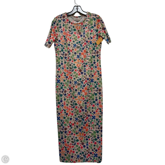 Dress Casual Maxi By Glamorous In Multi-colored, Size: S