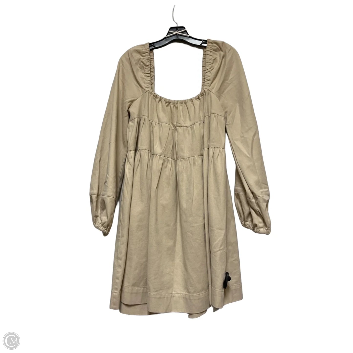 Dress Casual Short By En Saison In Tan, Size: M