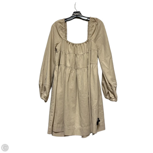 Dress Casual Short By En Saison In Tan, Size: M