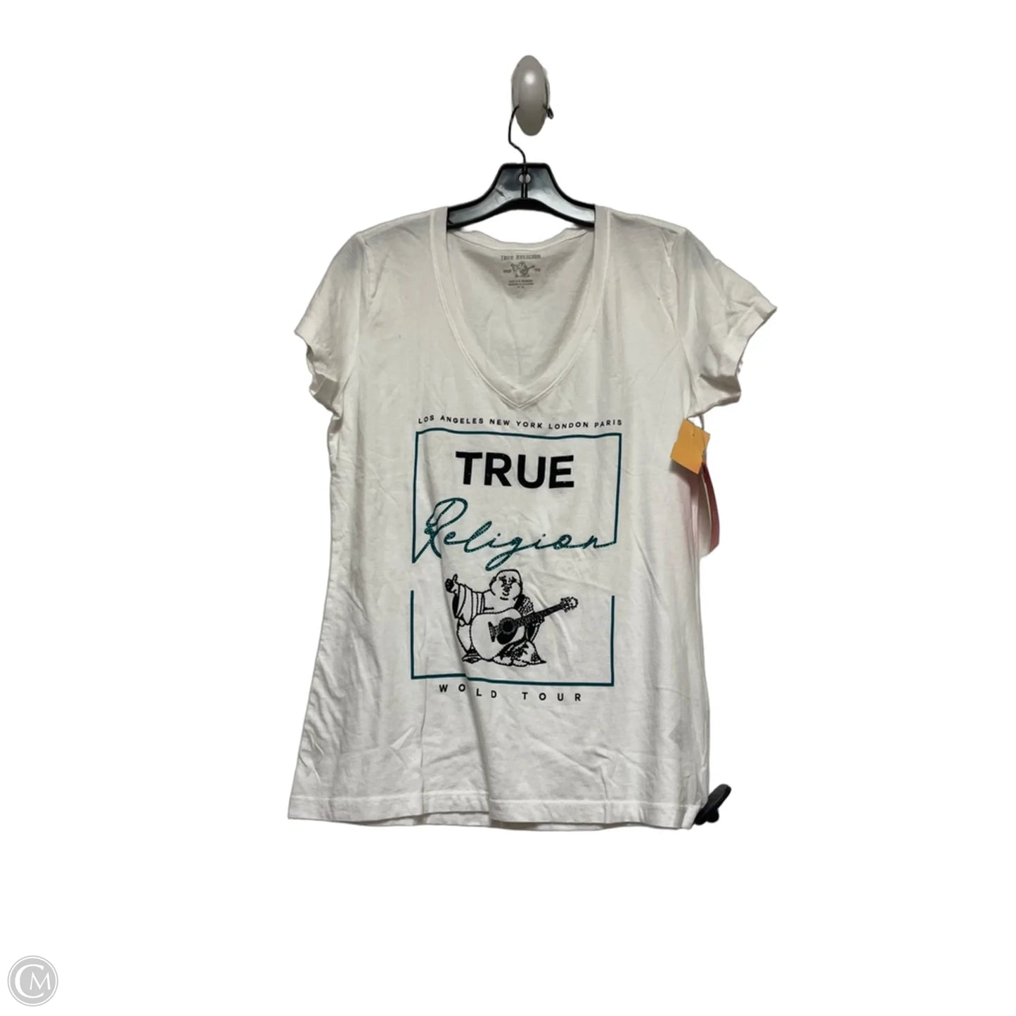 Top Short Sleeve Basic By True Religion In White, Size: M