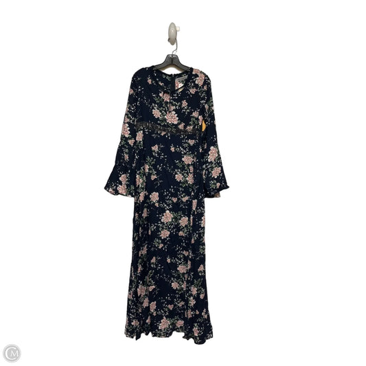 Dress Casual Maxi By Clothes Mentor In Floral Print, Size: M