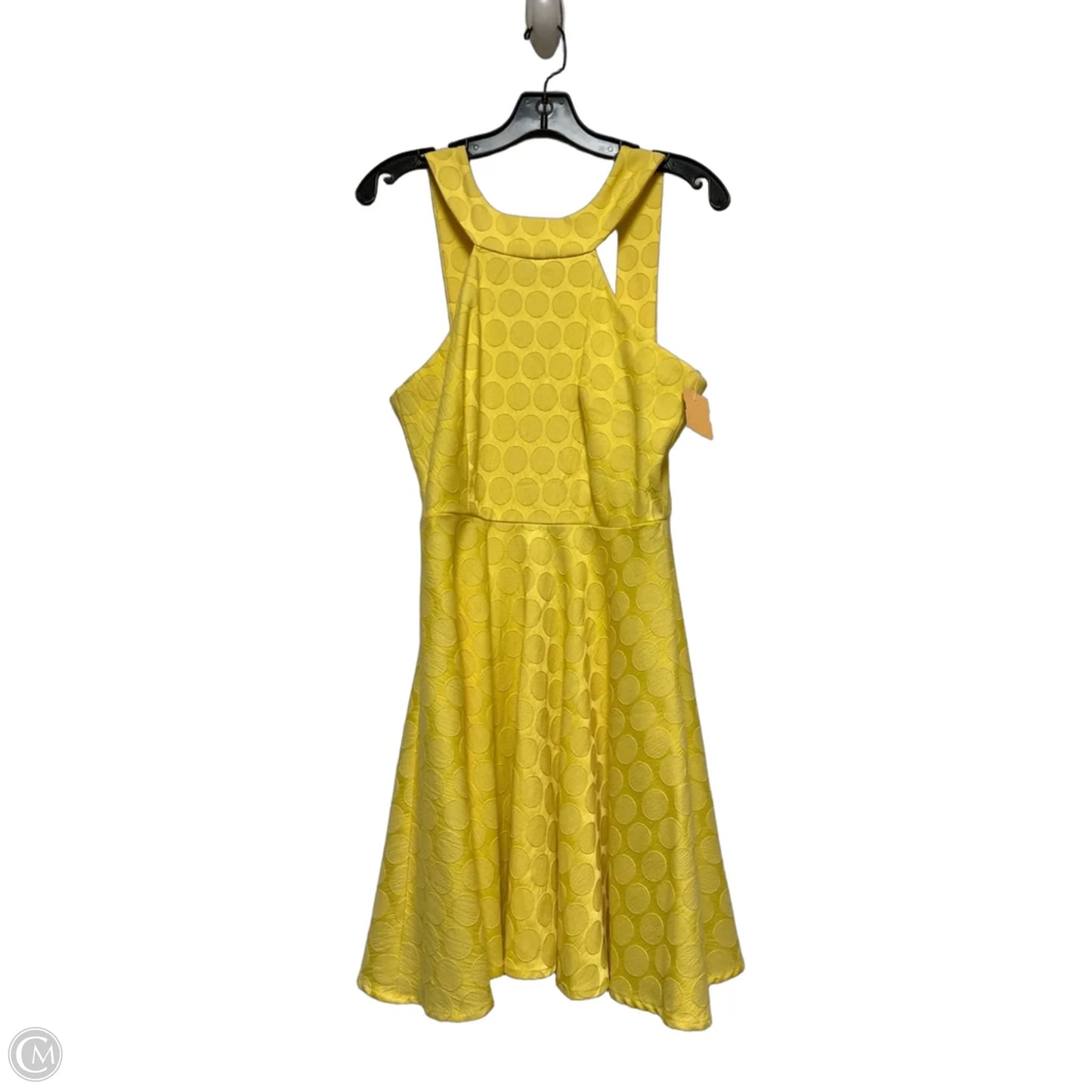 Dress Casual Short By Clothes Mentor In Yellow, Size: L