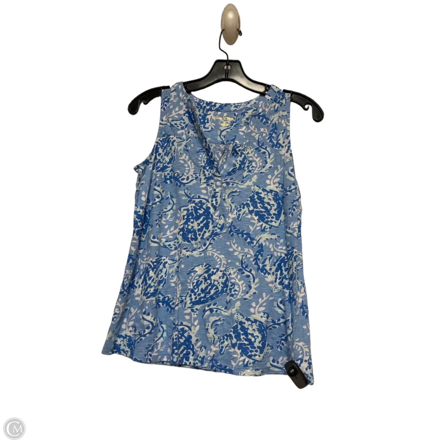 Top Sleeveless Designer By Lilly Pulitzer In Blue, Size: Xs