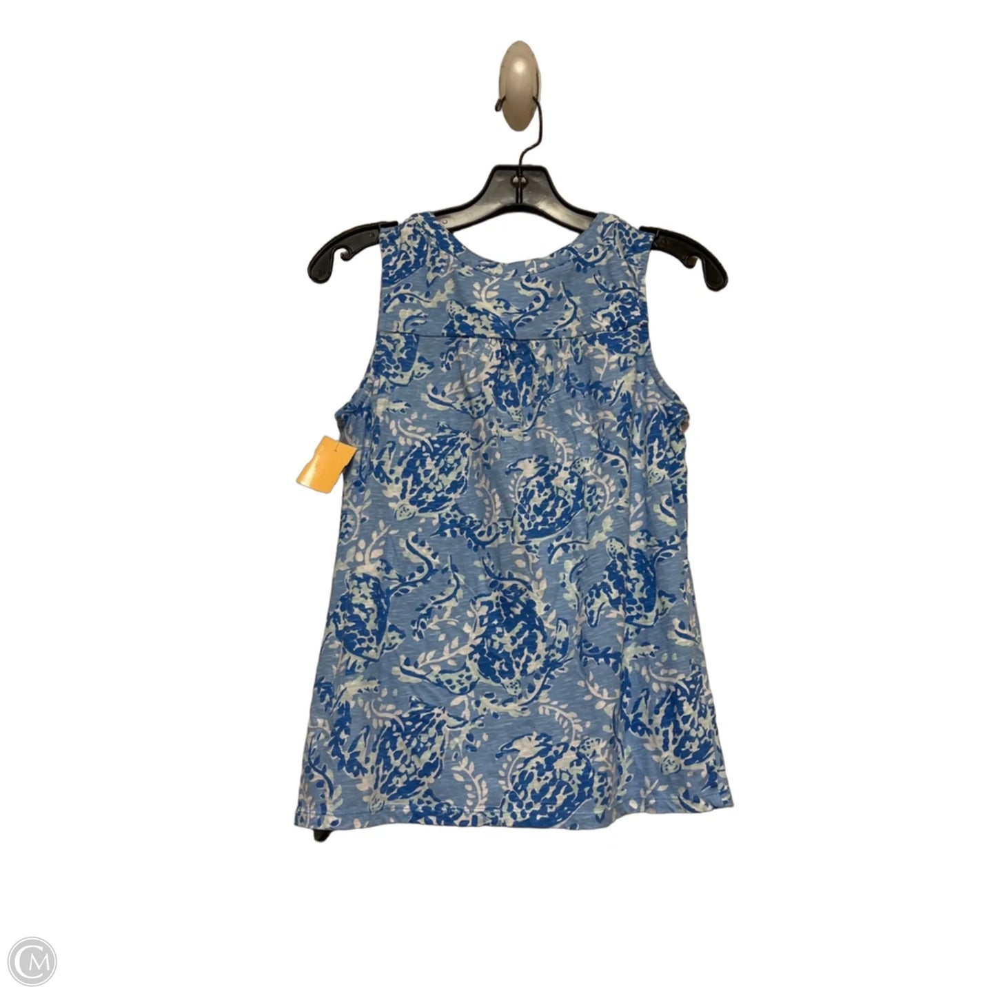 Top Sleeveless Designer By Lilly Pulitzer In Blue, Size: Xs