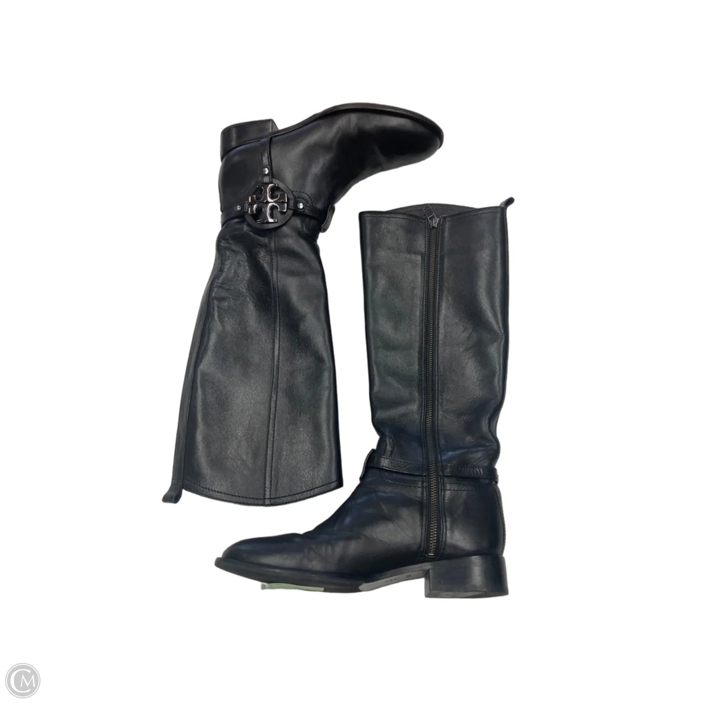 Boots Designer By Tory Burch In Black, Size: 8.5