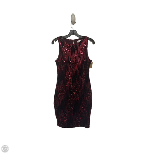 Dress Party Short By Clothes Mentor In Maroon, Size: M
