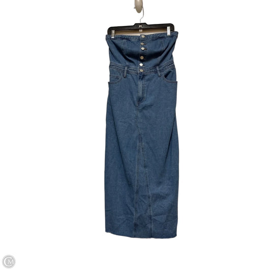 Dress Casual Midi By Sincerely Jules In Blue Denim, Size: M