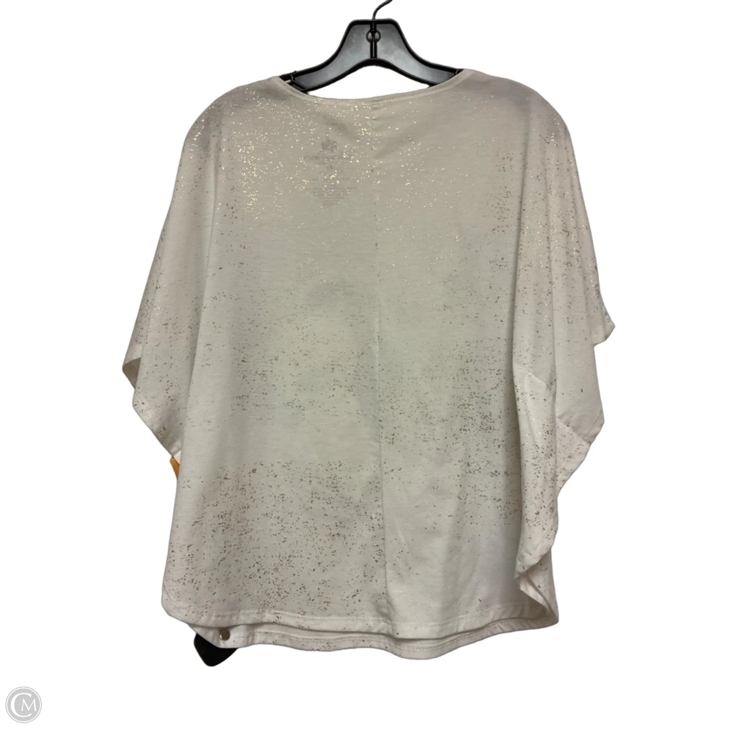 Top Short Sleeve Basic By Disney Store In Gold & White, Size: Xs