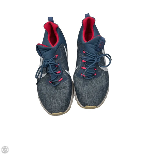 Shoes Athletic By Nike In Blue & Grey, Size: 7.5