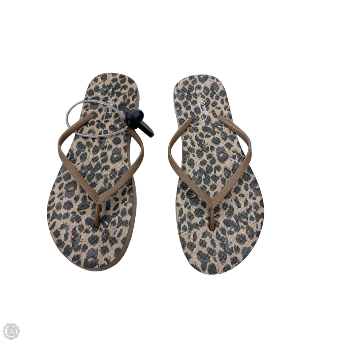 Sandals Flip Flops By Old Navy In Animal Print, Size: 9