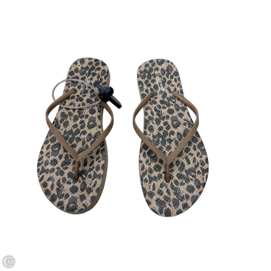 Sandals Flip Flops By Old Navy In Animal Print, Size: 9
