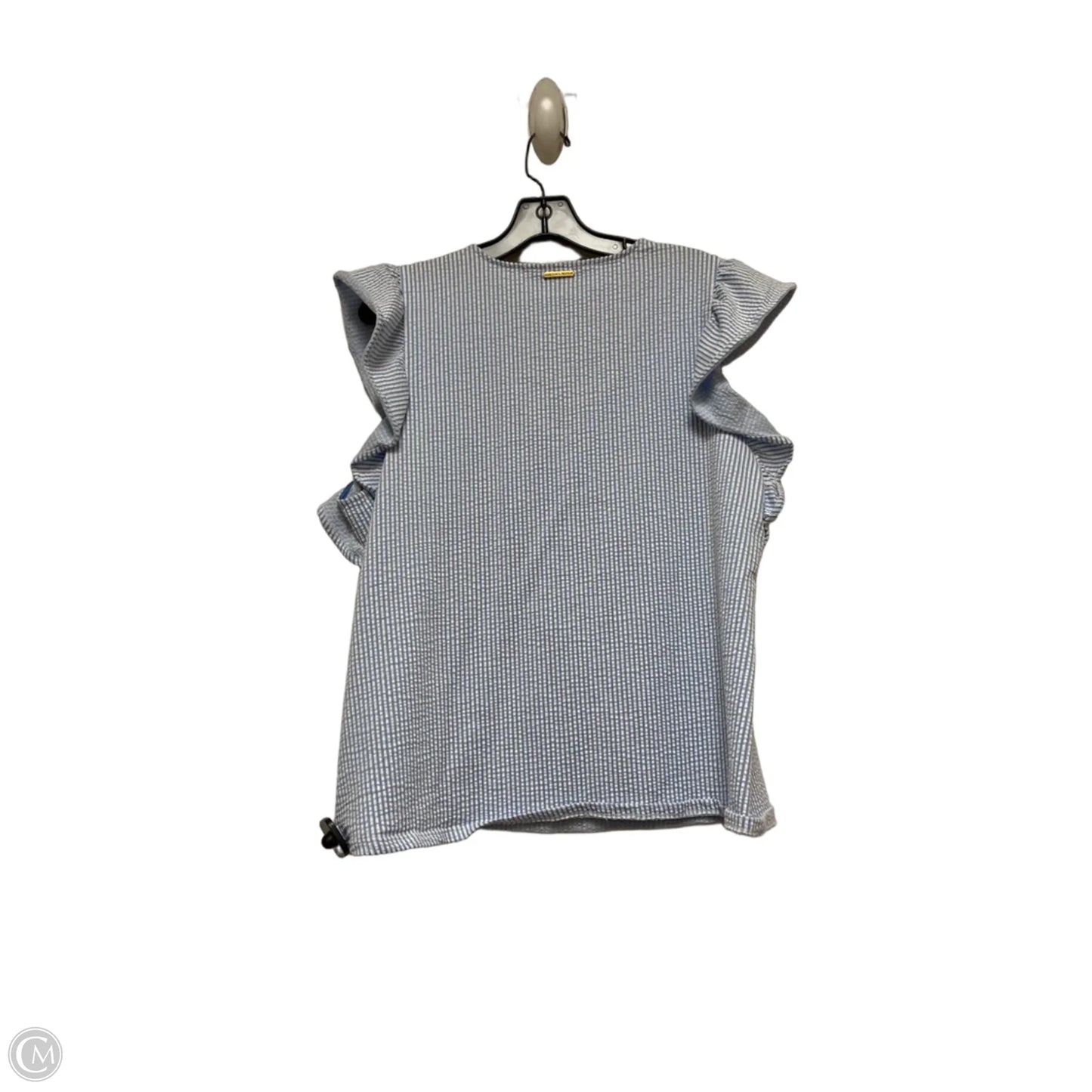 Top Sleeveless By Michael By Michael Kors In Striped Pattern, Size: Xl