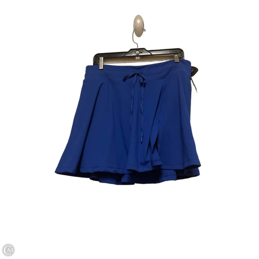Athletic Skort By Clothes Mentor In Blue, Size: 1x