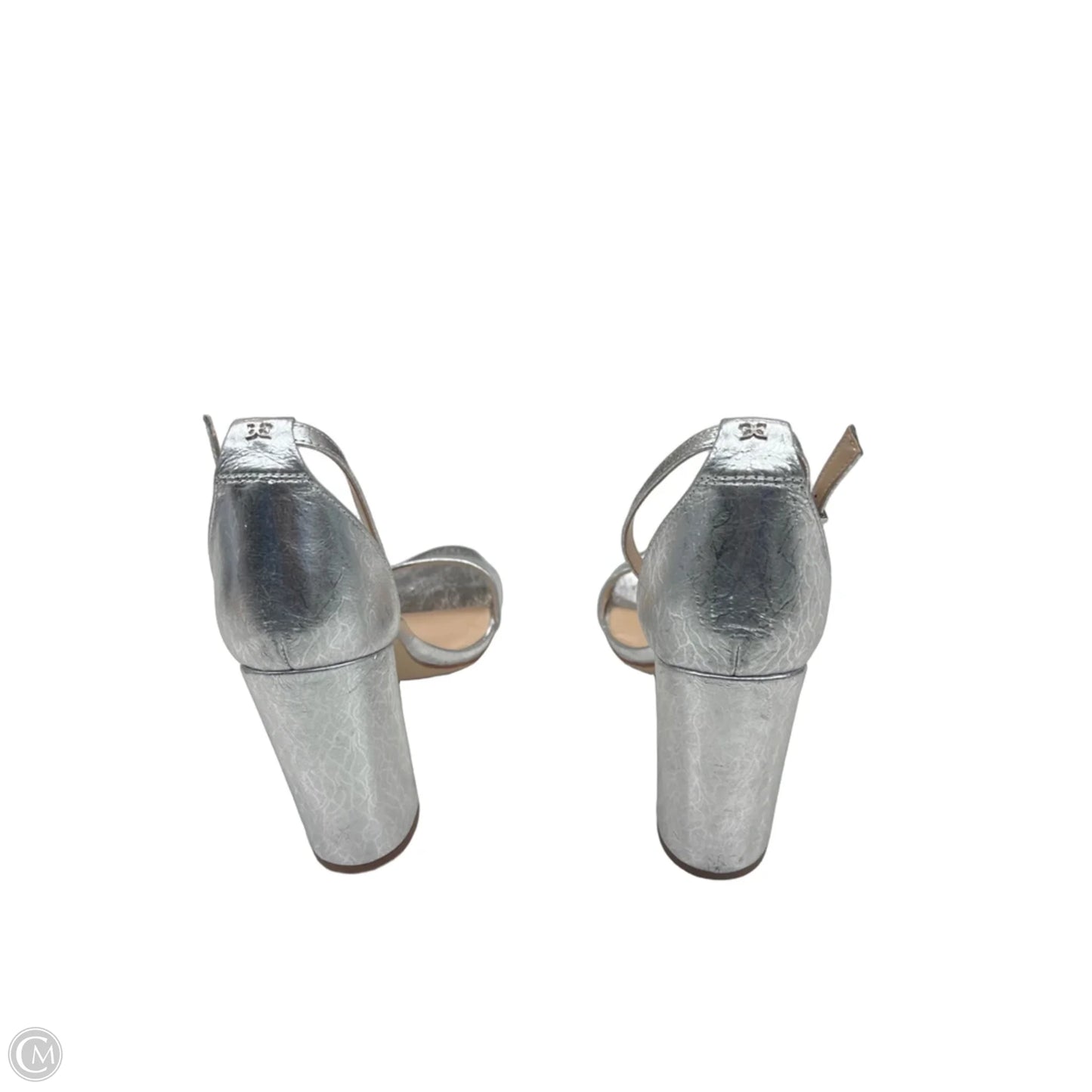 Shoes Heels Block By Sam Edelman In Silver, Size: 9.5