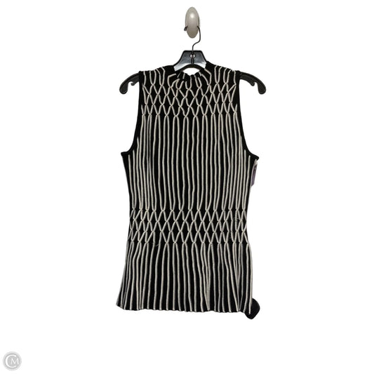 Top Sleeveless By White House Black Market In Black & Cream, Size: Xl