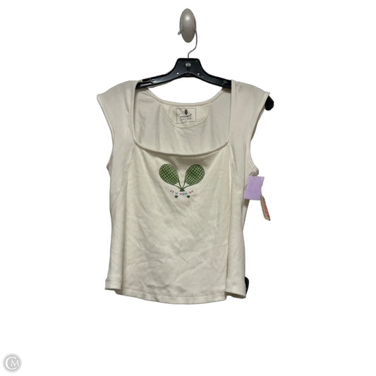 Top Sleeveless By Free People In Cream, Size: S