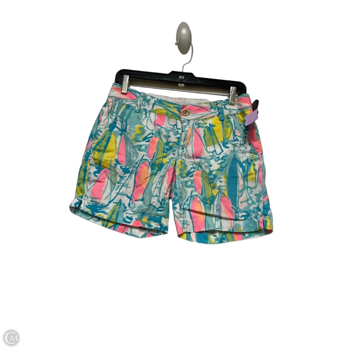 Shorts Designer By Lilly Pulitzer In Blue & Pink, Size: 0