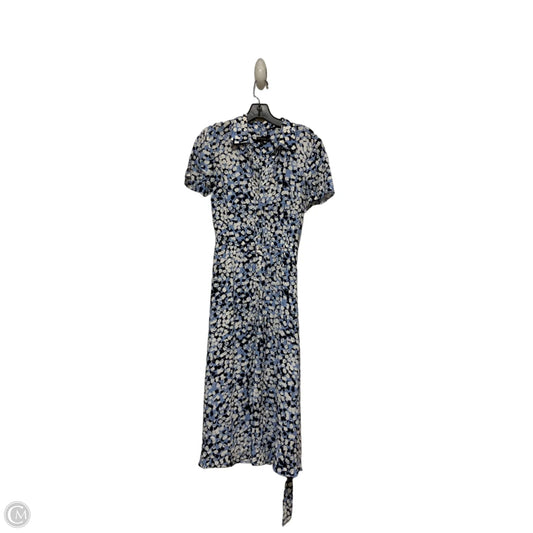 Dress Casual Maxi By Talbots In Blue & White, Size: S