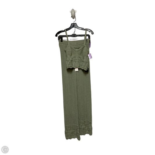 Pants Set 2pc By Pink Rose In Green, Size: 4