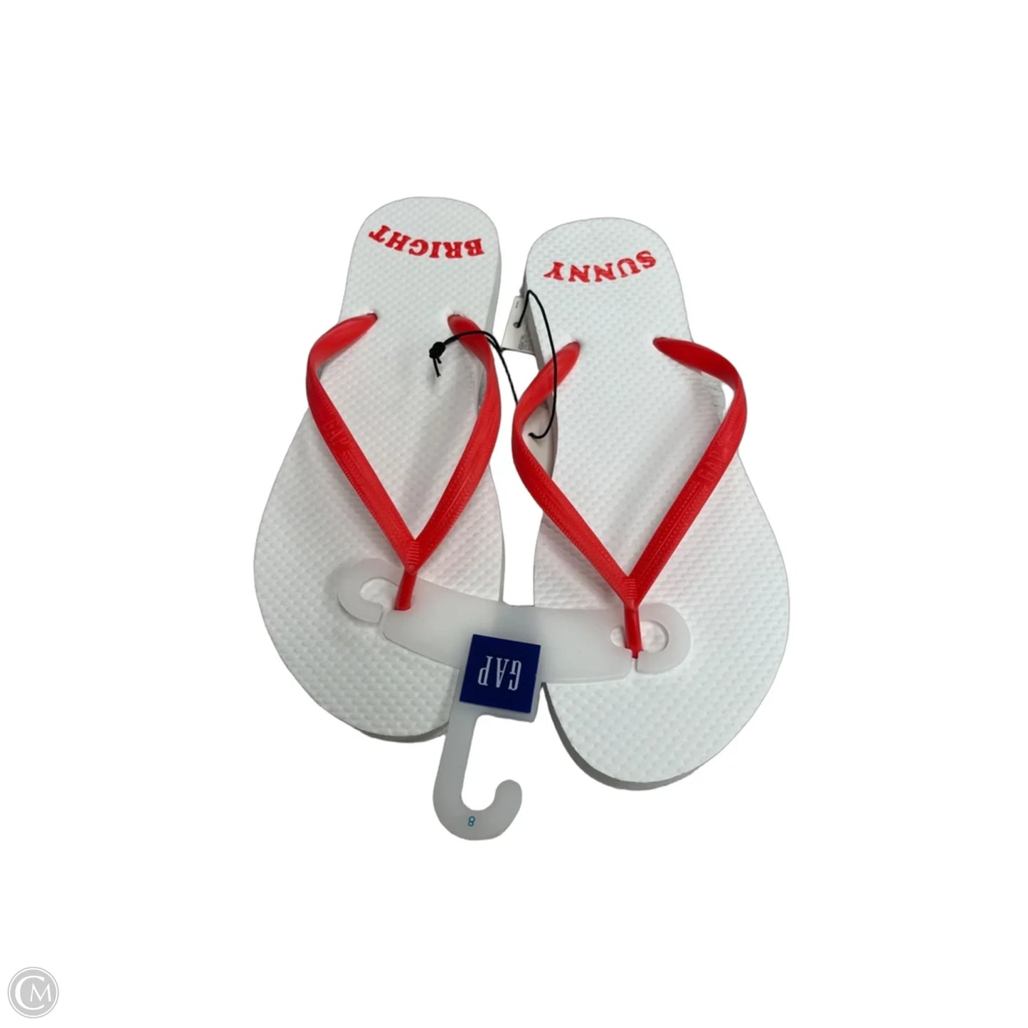 Sandals Flip Flops By Gap In Red & White, Size: 7