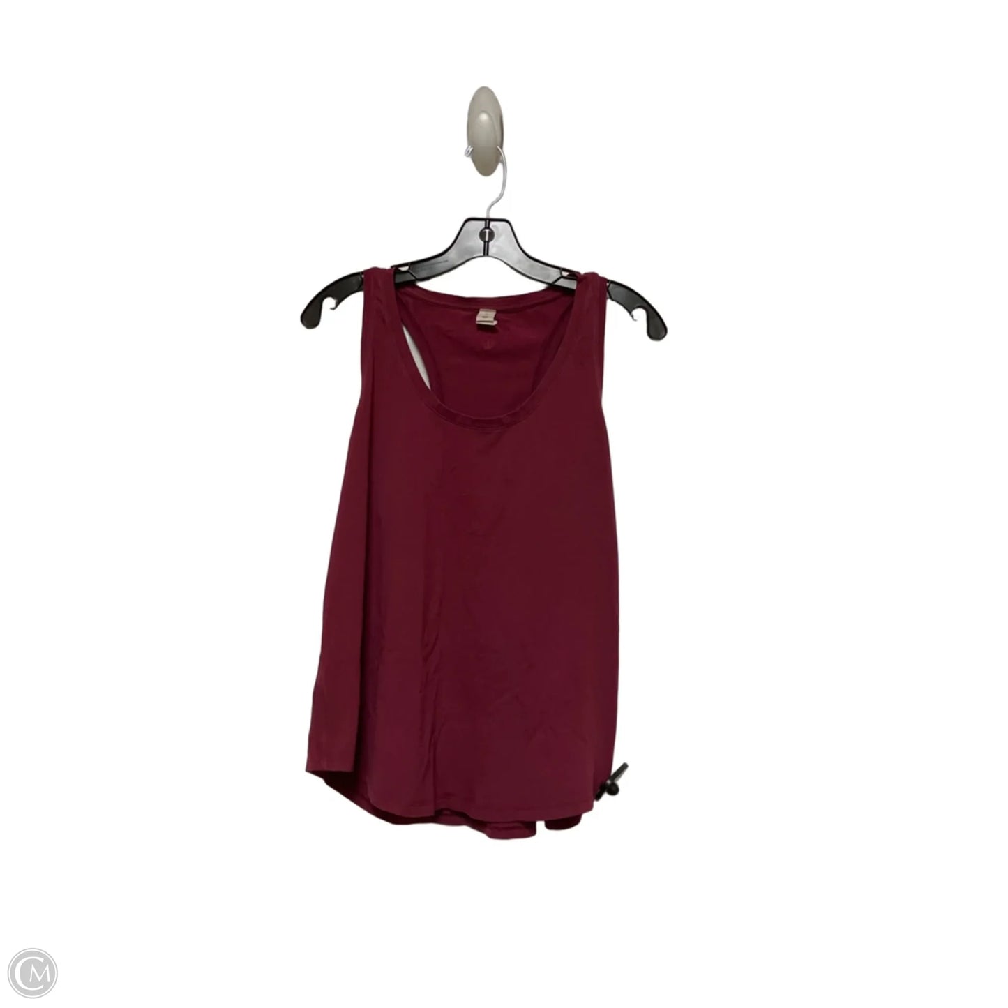 Athletic Tank Top By Lululemon In Maroon, Size: 12