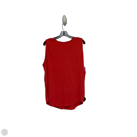 Athletic Tank Top By Lululemon In Red, Size: 12