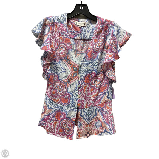 Top Short Sleeve By Nanette By Nanette Lepore In Multi-colored, Size: S