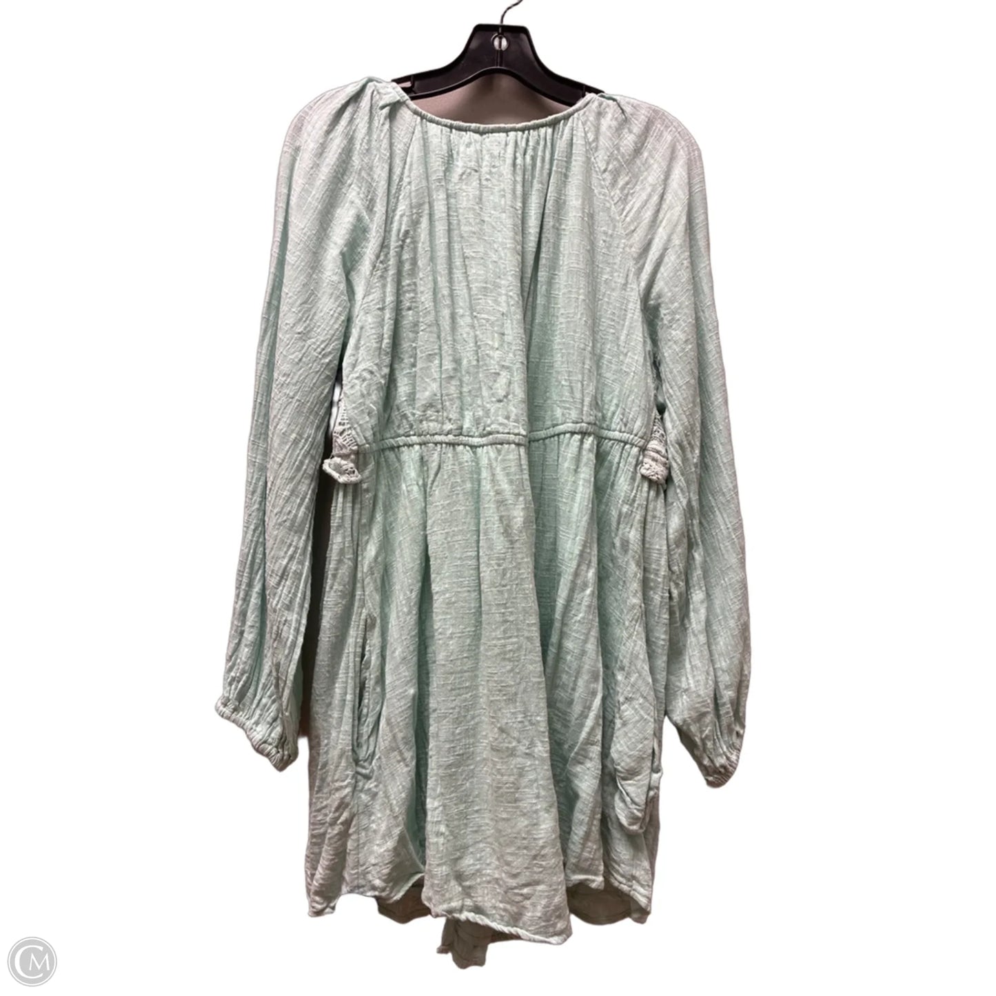 Top Long Sleeve By Free People In Aqua, Size: Xl