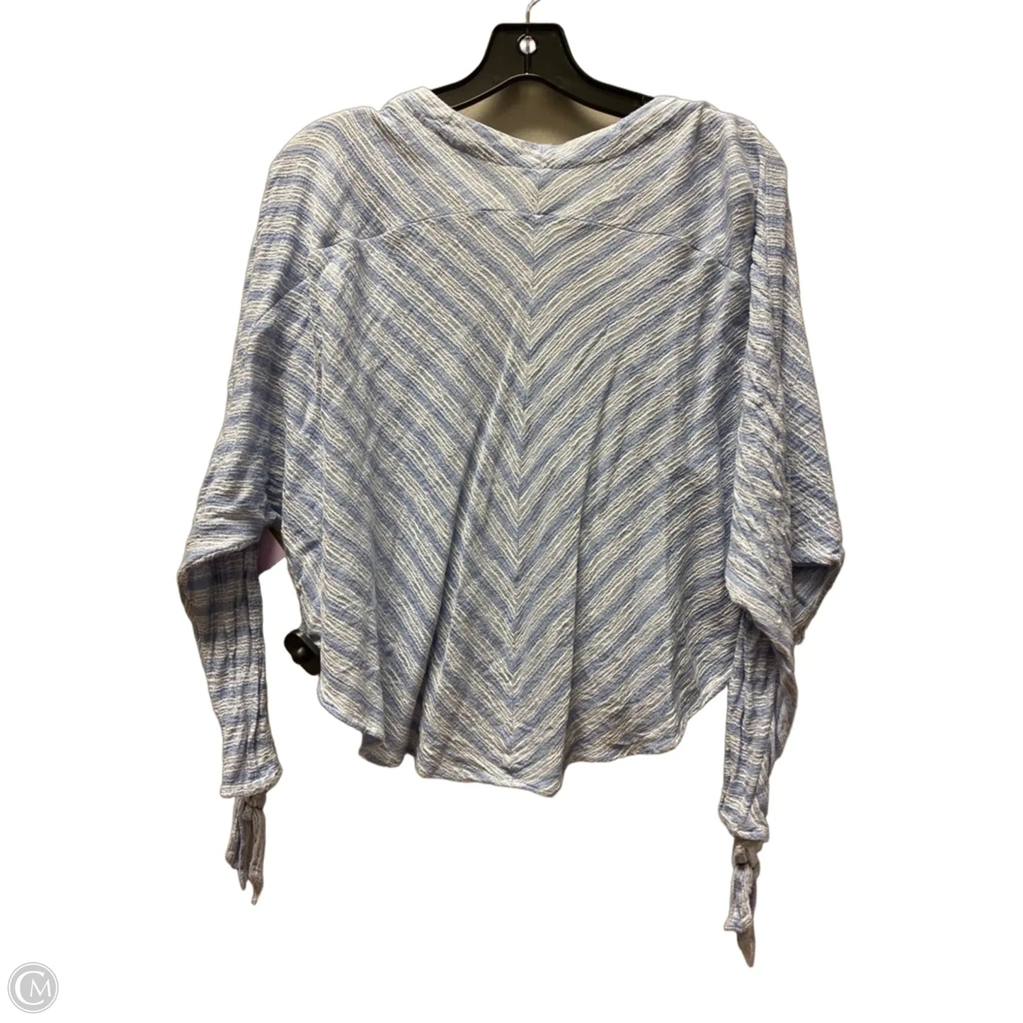 Top Long Sleeve By Free People In Blue, Size: S