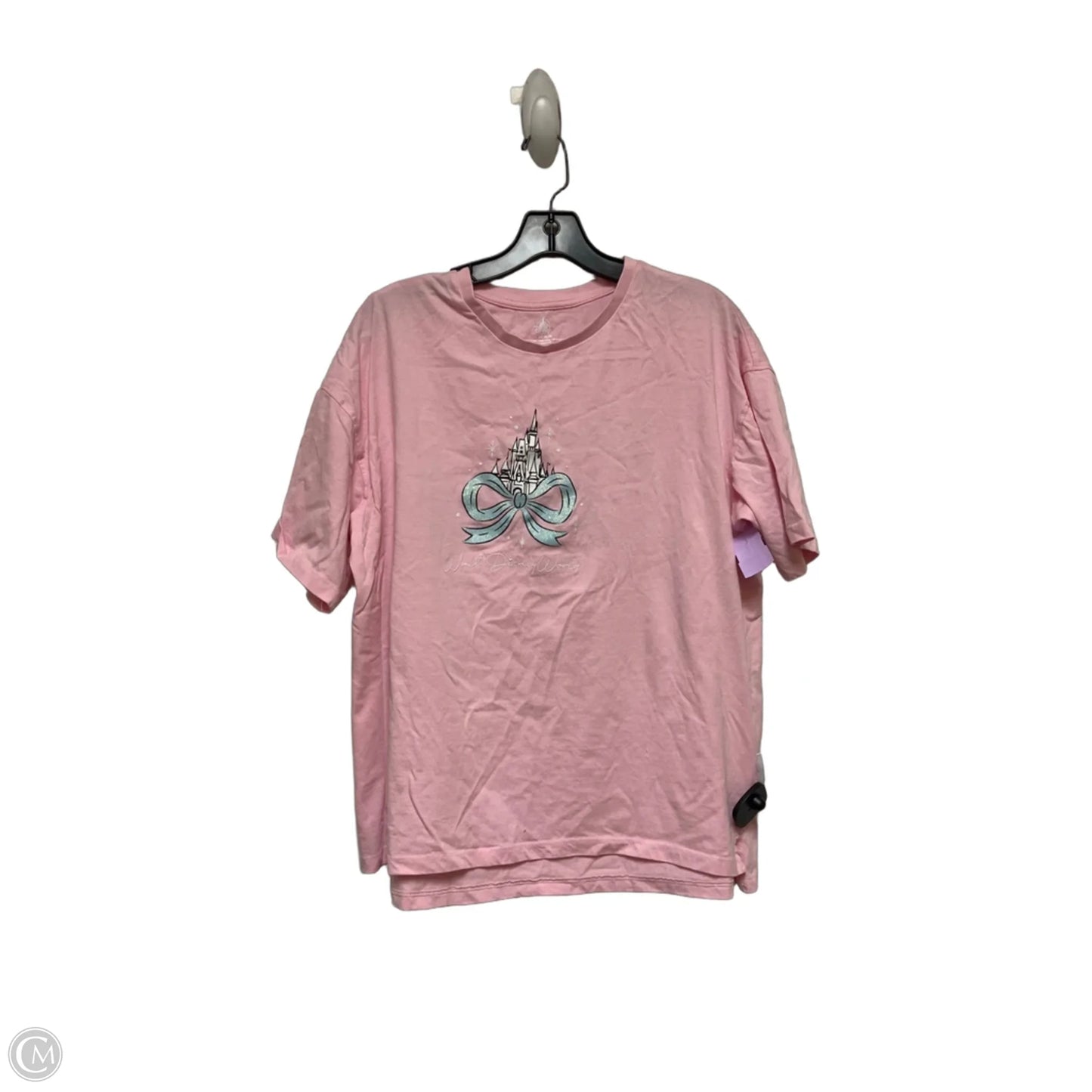Top Short Sleeve Basic By Disney Store In Pink, Size: M