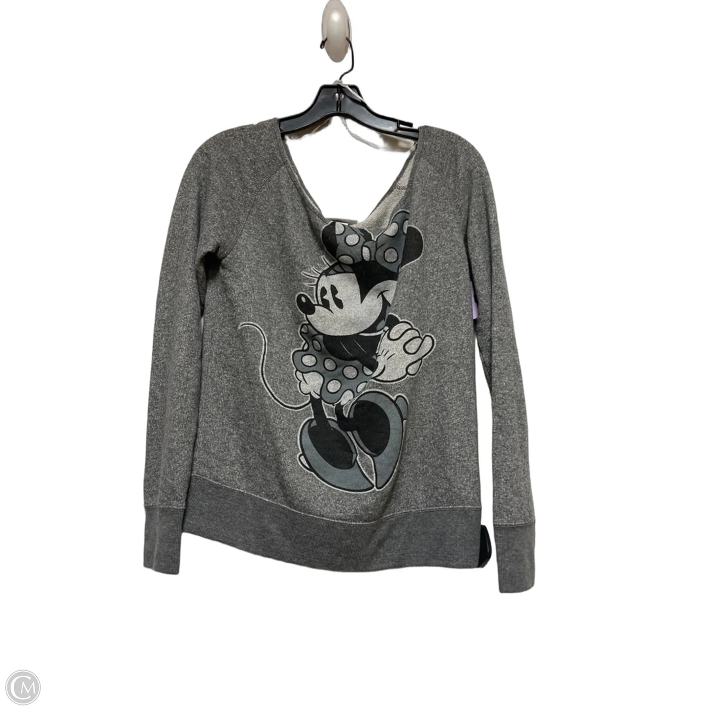 Top Long Sleeve By Disney Store In Grey, Size: M