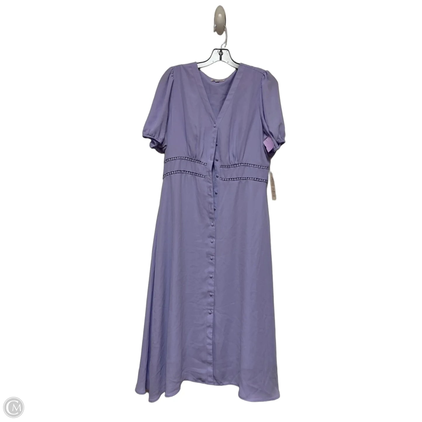 Dress Casual Maxi By Nanette By Nanette Lepore In Purple, Size: L