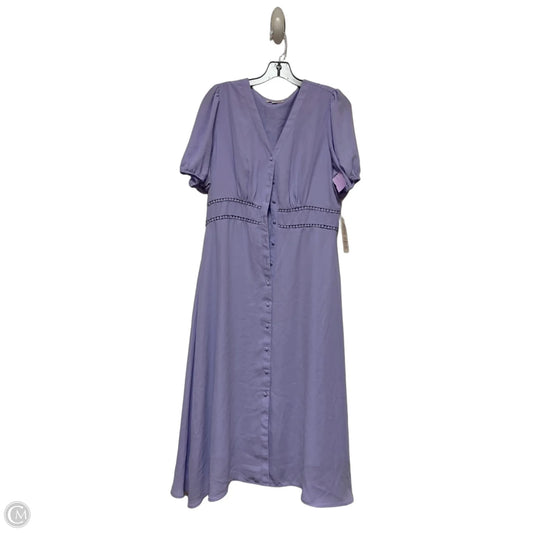 Dress Casual Maxi By Nanette By Nanette Lepore In Purple, Size: L