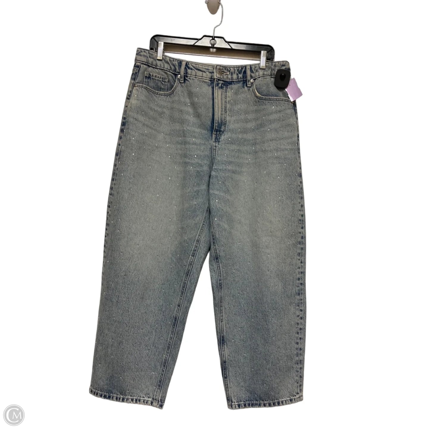 Jeans Wide Leg By Loft In Blue Denim, Size: 12