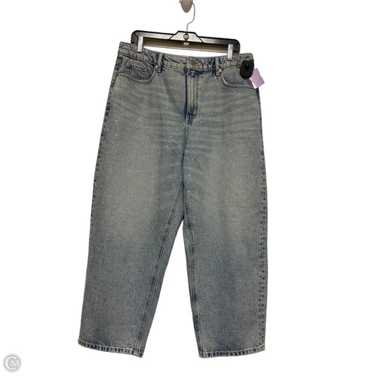 Jeans Wide Leg By Loft In Blue Denim, Size: 12