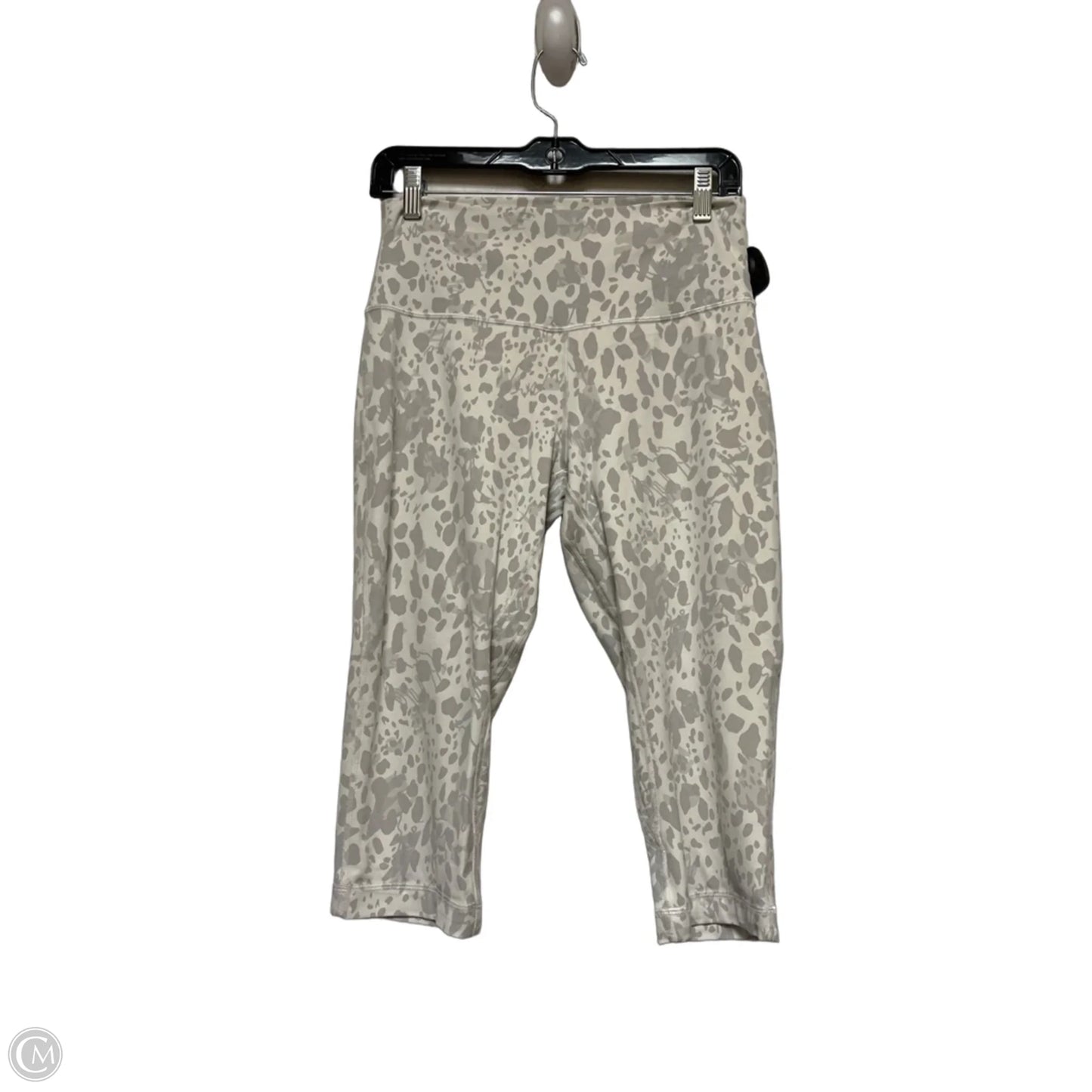 Athletic Capris By Lululemon In Animal Print, Size: 10