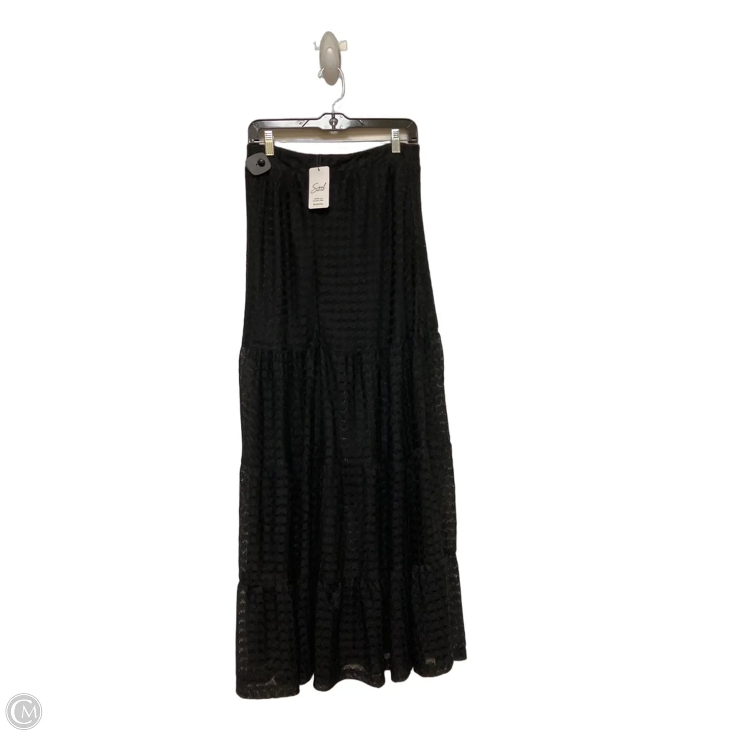 Skirt Maxi By Clothes Mentor In Black, Size: 6