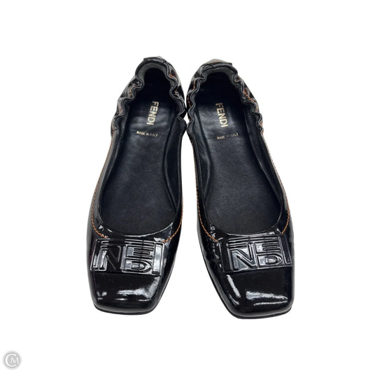 Shoes Luxury Designer By Fendi In Black, Size: 8.5