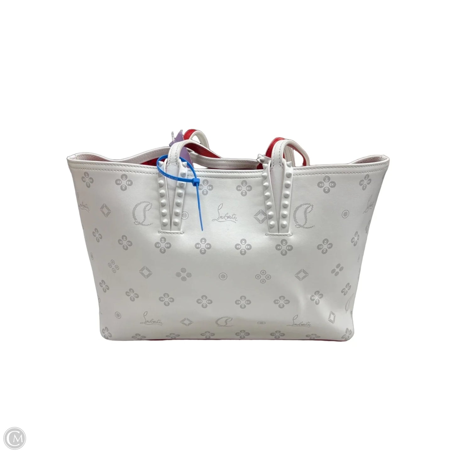 Handbag Luxury Designer By Christian Louboutin, Size: Large