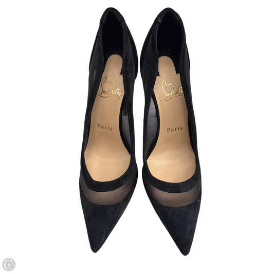 Shoes Luxury Designer By Christian Louboutin In Black, Size: 7