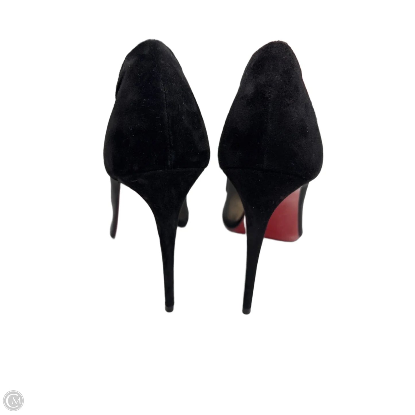 Shoes Luxury Designer By Christian Louboutin In Black, Size: 7