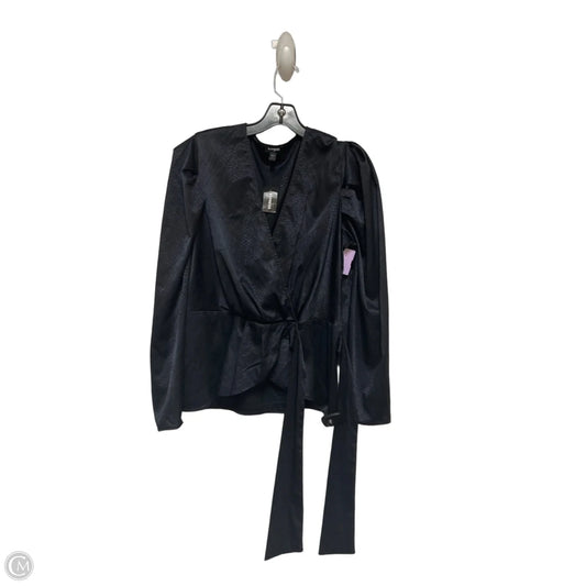 Top Long Sleeve By Express In Blue, Size: L