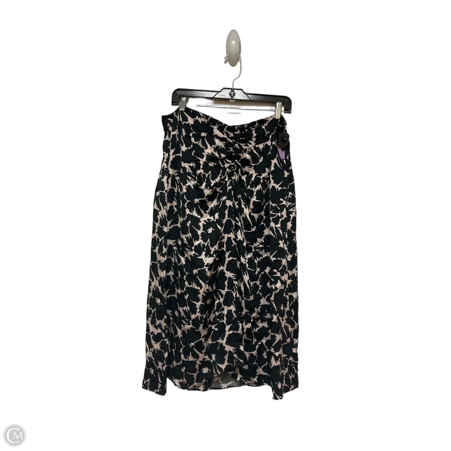 Skirt Midi By Gap In Black & Cream, Size: 16