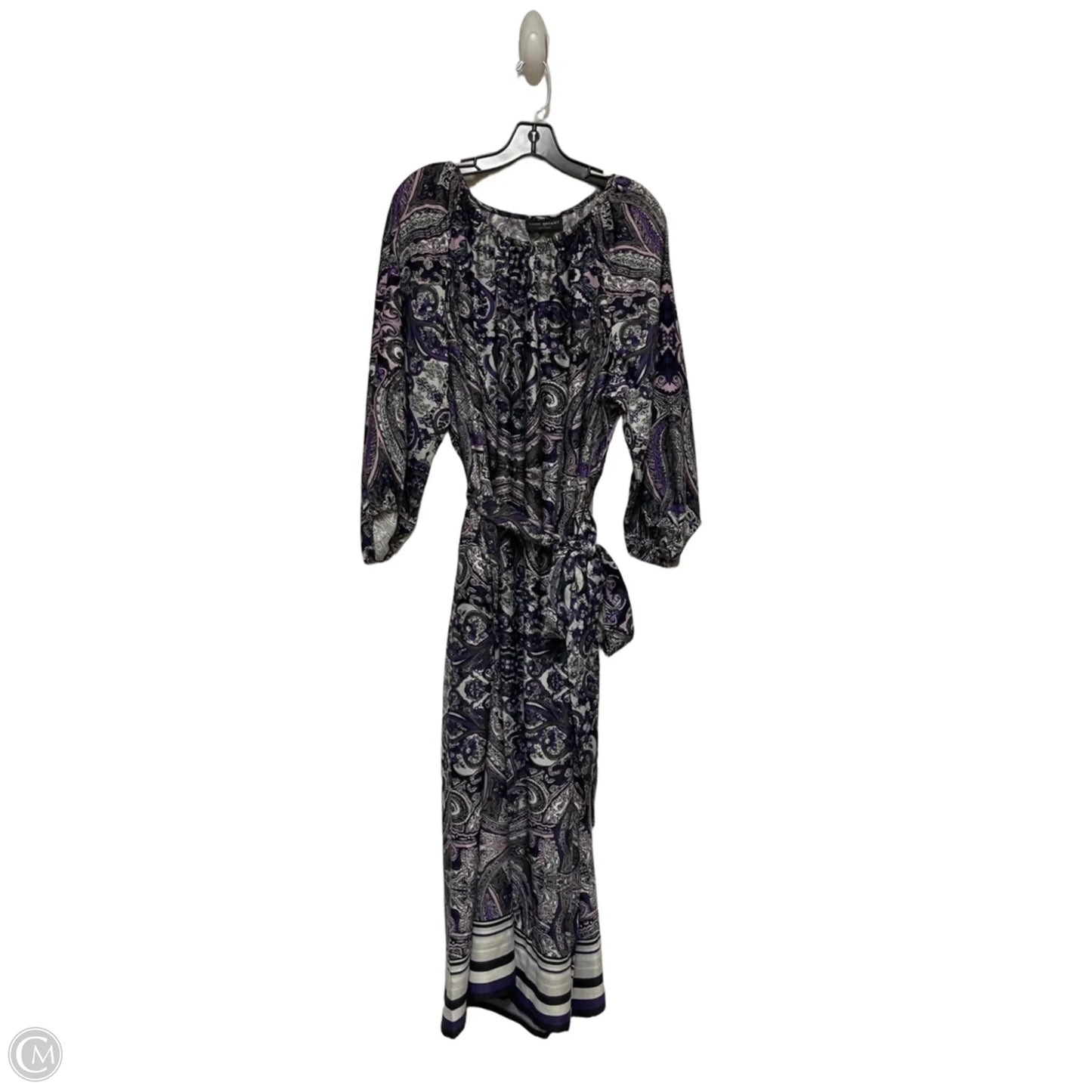 Dress Casual Maxi By Lane Bryant In Purple & White, Size: 2x