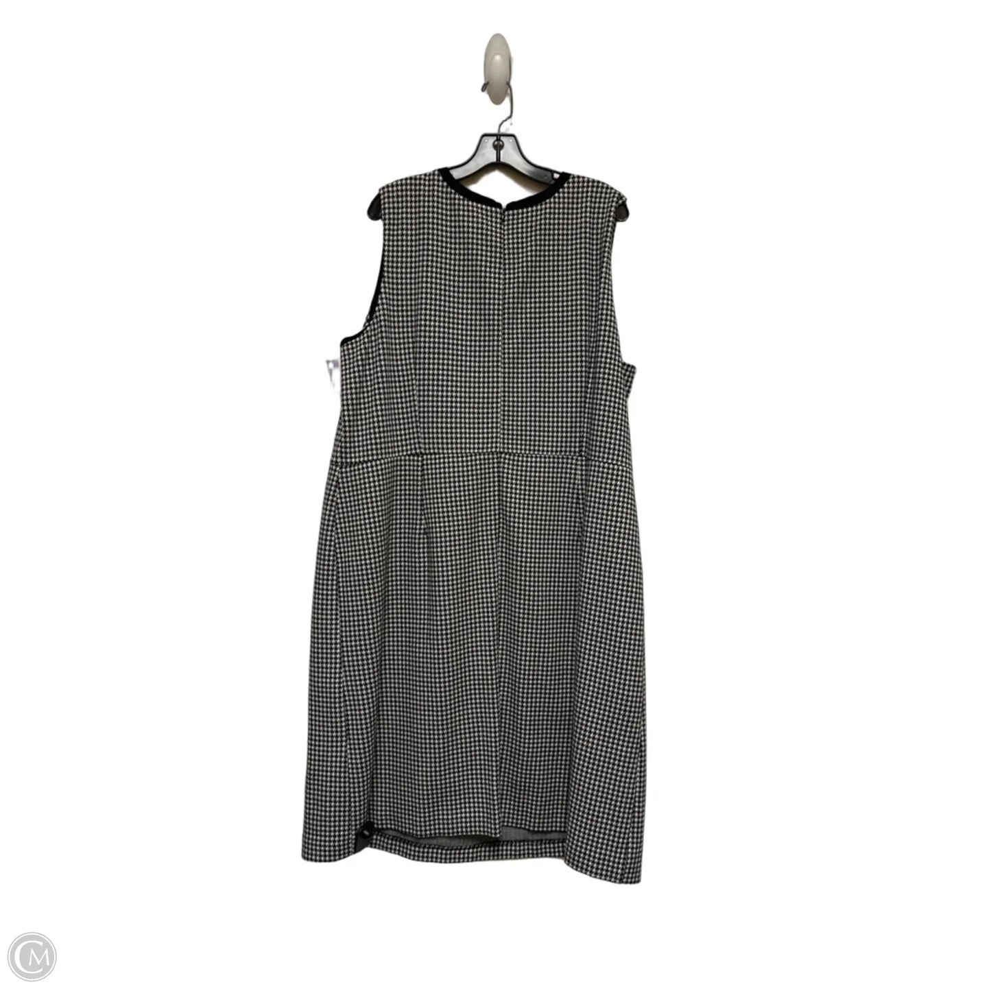 Dress Casual Midi By Talbots In Plaid Pattern, Size: 2x