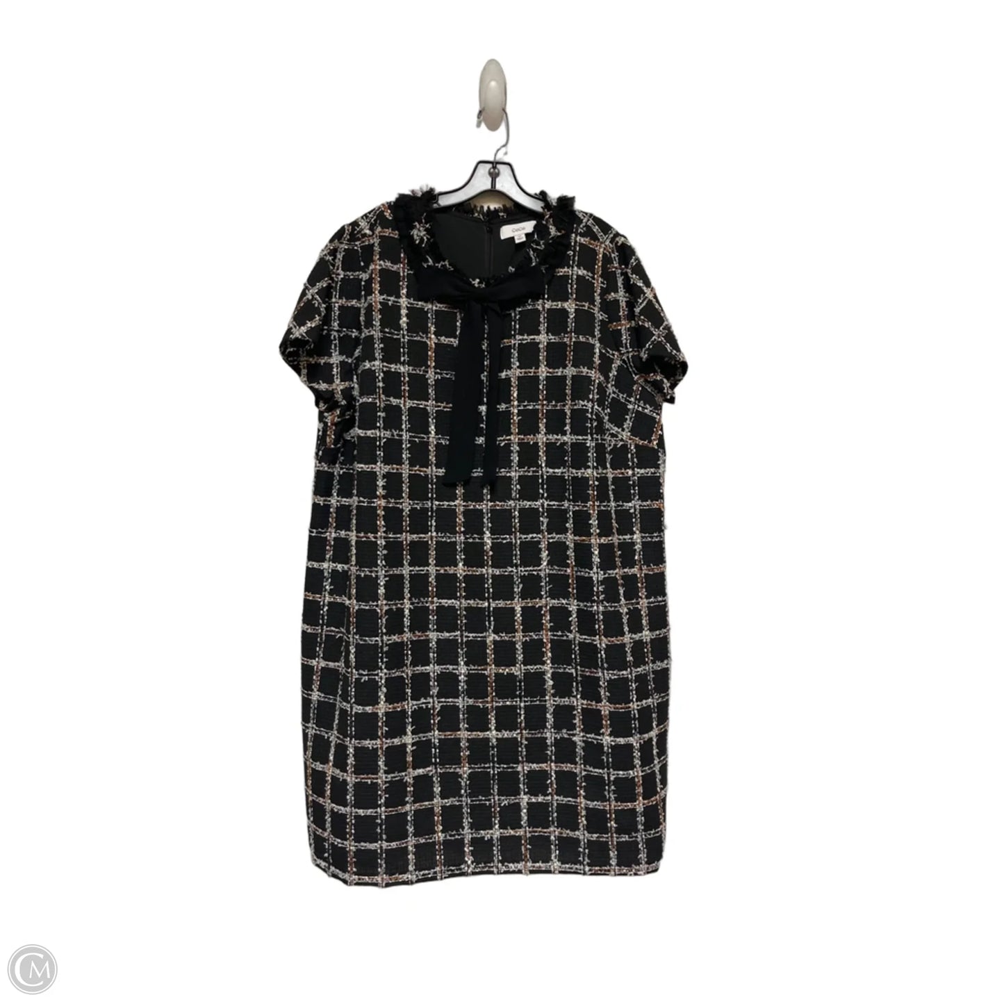 Dress Casual Midi By Cece In Black & Brown, Size: 2x
