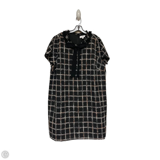 Dress Casual Midi By Cece In Black & Brown, Size: 2x