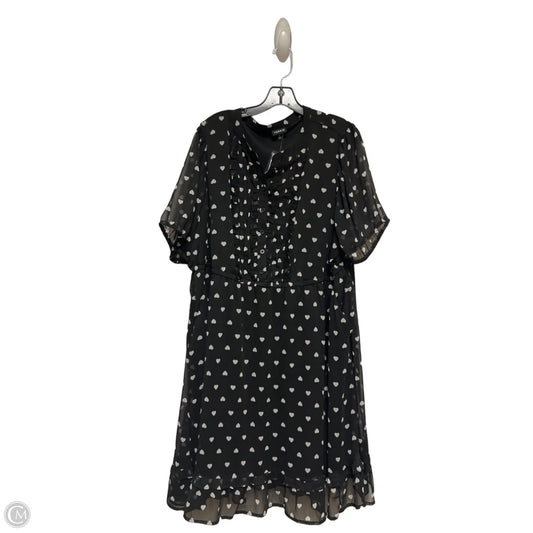 Dress Casual Short By Torrid In Black & White, Size: 2x
