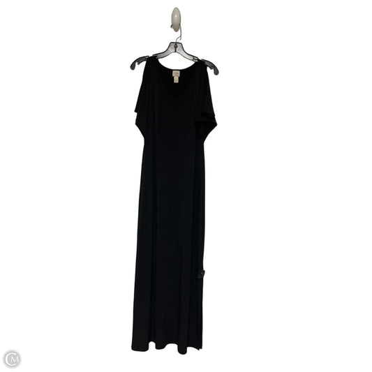 Dress Casual Maxi By Chicos In Black, Size: S