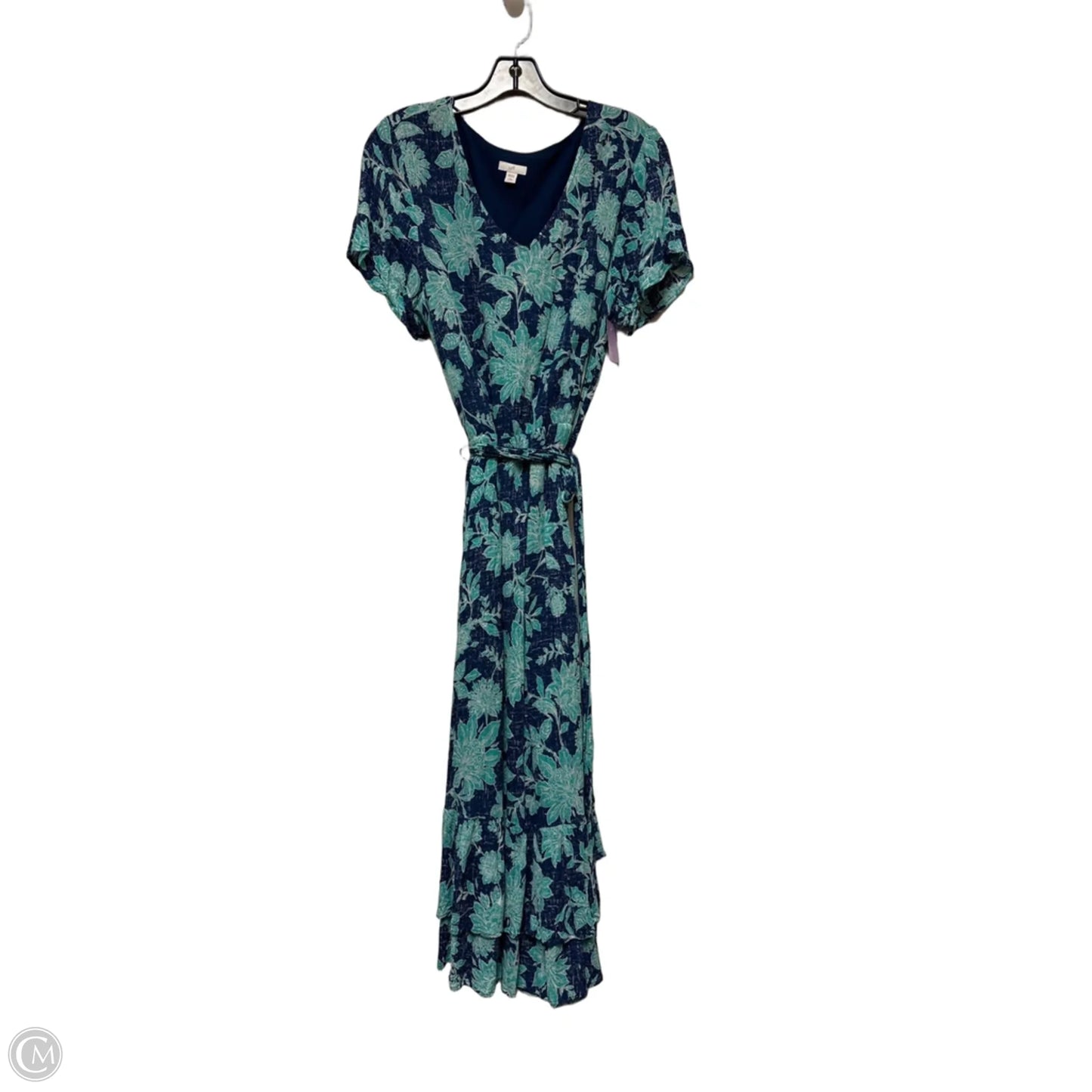 Dress Casual Maxi By J. Jill In Blue, Size: Lp